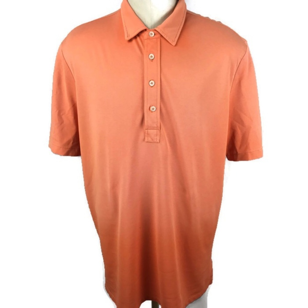 Ralph Lauren RLX Polo Shirt XL Orange Hombre